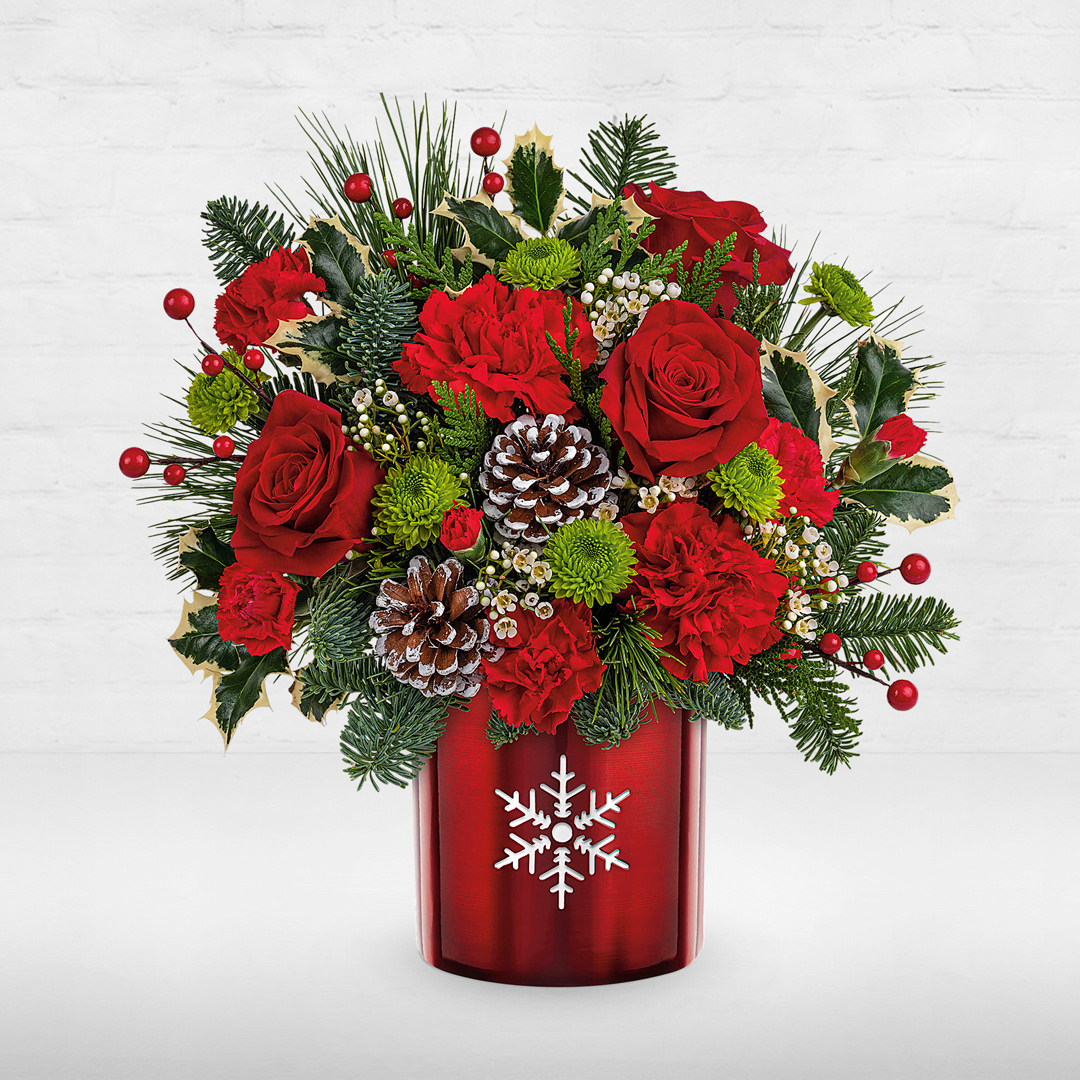 Stunning Snowflake Bouquet :: Ashland Addison Florist Co.