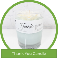 Thank You Premium Candle