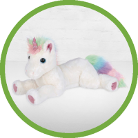 Rainbow Shimmers Unicorn Plush