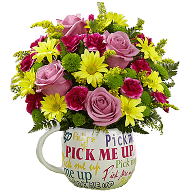 Rose and daisy bouquet - Think Of Me Florist's Flower on