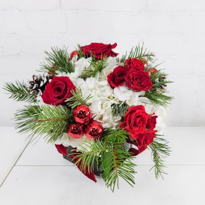 Wrapped in Red (A La Carte Centerpiece)