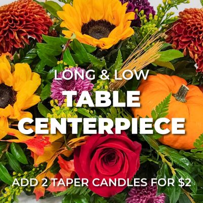 Long and Low Centerpiece