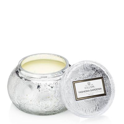 Voluspa Candle - Yashioka Gardenia Embossed Glass